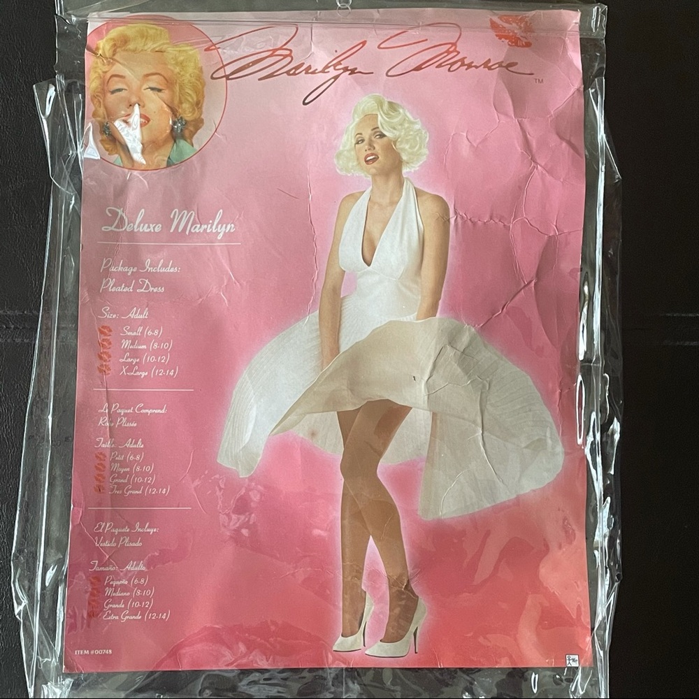 White Marilyn Monroe dress XL